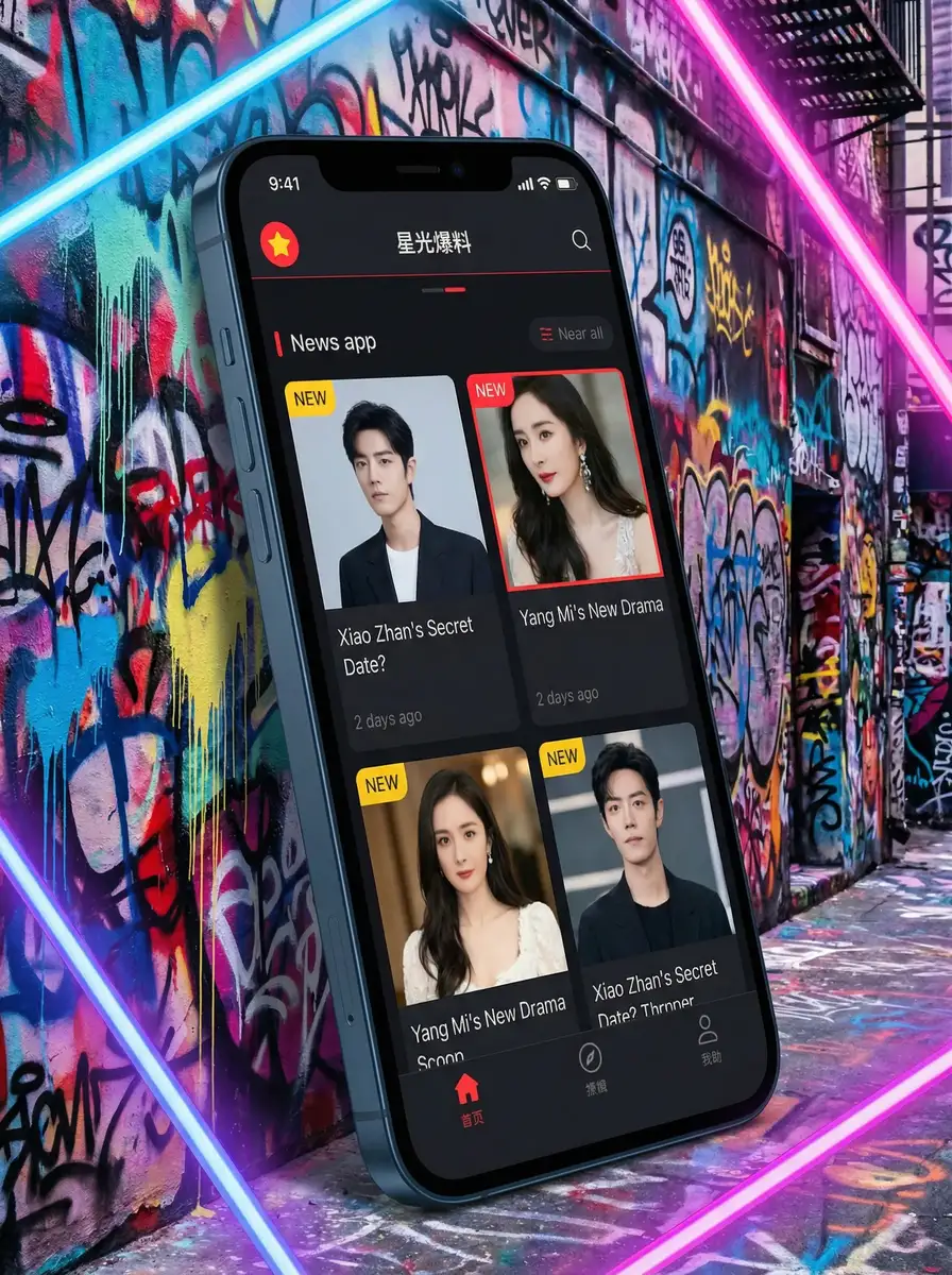 导航秘密入口 APP界面展示 - 掌上吃瓜神器